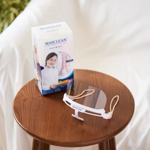 마스크린 스마트S 플라스틱 투명위생 마스크 주방조리용마스크 급식 강의용