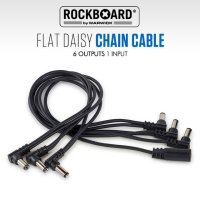 [당일발송] 락보드 6구 문어발 이펙터전원케이블 Flat Daisy Chain Cable