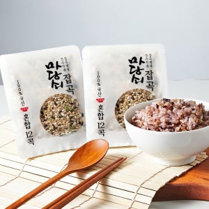 마당쇠 잡곡 혼합12곡 찰보리쌀 흑미 발아현미 이용식 혼합곡 선물세트