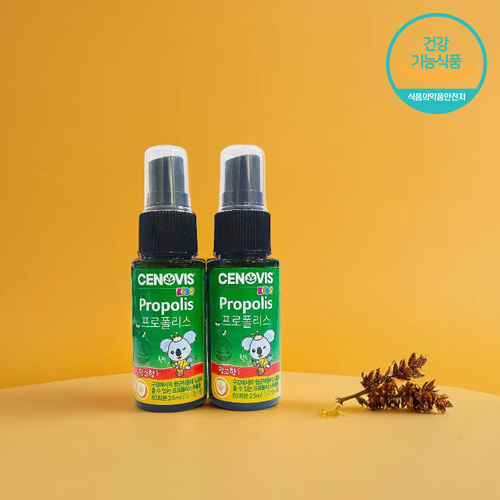 어린이 비염 영양제 세노비스 키즈 아기 <b>프로폴리스 스프레이</b> 25ml 1+1개