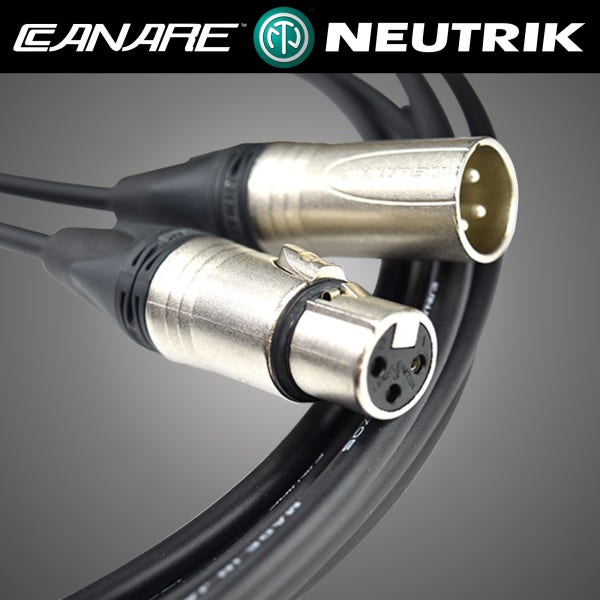 카나레 뉴트릭 케이블 마이크케이블 XLR(수)-XLR(암) 1m