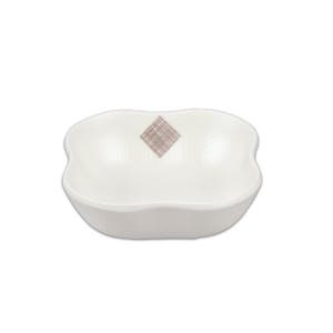 돌산멜라민(DS-7776) 더블체크 꽃종지