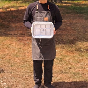 알루미늄용기 CP3320 150개 HMR 오븐용 일회용 구이판 삼계탕 스테이크 용기