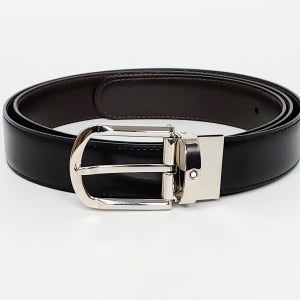 (200%보장)몽블랑 클래식 홀슈스 샤인 남성 양면벨트 111080 (고급선물포장)