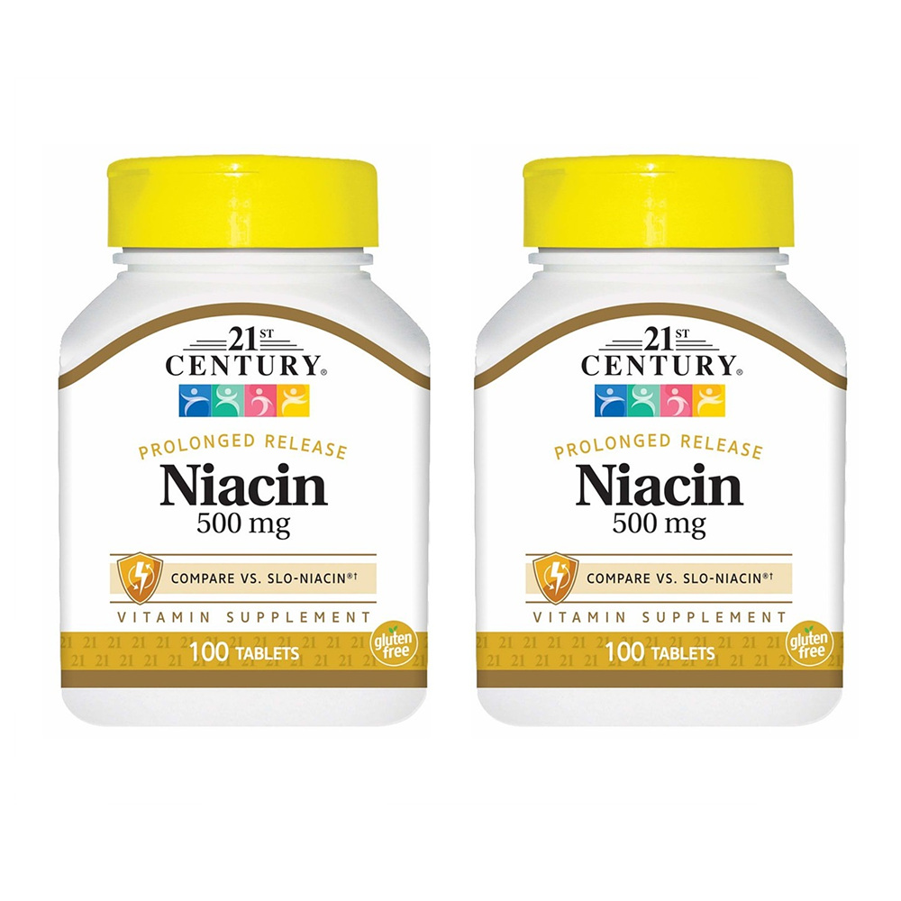21st Century Niacin 21세기 센트리 니아신 <b>나이아신</b> 500mg 100정 2팩