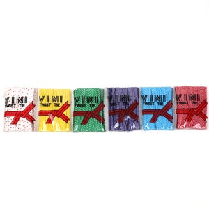 땡땡이 칼라타이 절단 빵끈 백색 0.5x10 500개
