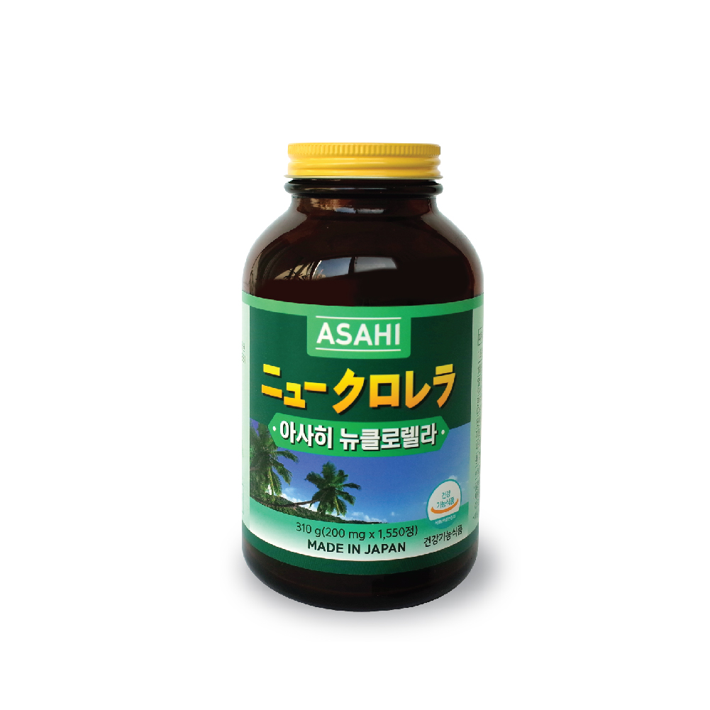일본 아사히 뉴 클로렐라 200mg x 1550정 대용량