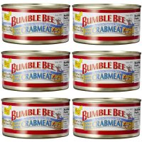 Bumble Bee White Crab Meat 미국 범블비 화이트 크랩 미트 게 살 통조림 170g 6캔