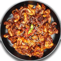 불쭈꾸미 직화 냉동쭈꾸미볶음맛집 불맛숯불 쭈꾸미삼겹살 맵꾸리 반조리식품 300g물김치제공