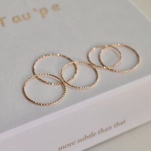 토프 컷팅 반지 - 14k 골드 컷팅 실링 금반지