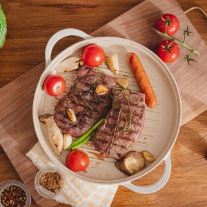 네오플램 피카 원형 인덕션 그릴팬 26cm