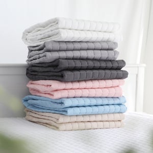 100% 꼰사 무형광 인견 사각누빔패드 SS/D/Q/K