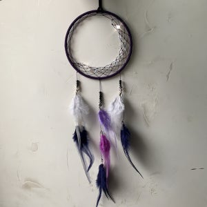 거실벽면 인테리어 내방 새집 꾸미기 영화 소품 초승달 드림캐쳐 (14cm)