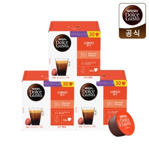 [본사직영] 네스카페 돌체구스토 캡슐커피 룽고, 30개입, 3개