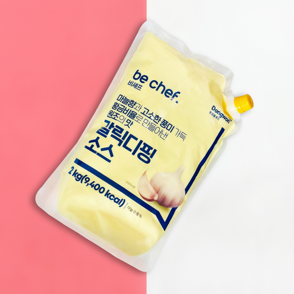 [분이네] 동원 <b>갈릭</b>디핑소스 2kg <b>갈릭</b> 딥핑소스 업소용 아이스박스무료