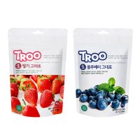 TROO 트루 동결건조 딸기 16g 블루베리 15g 과일칩 생과일 그대로 아기간식