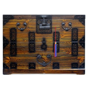 삼나무 강화반닫이 무쇠 88형