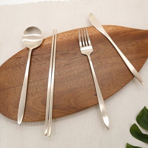 방짜 유기커트러리 4P세트IH