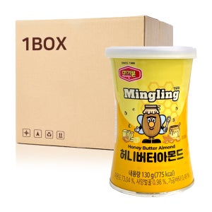 머거본 허니버터 아몬드 캔 (130gx24EA) 1Box