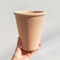 DEGREA garda vase13 brick 디그리아 원형 고깔 이태리 토분