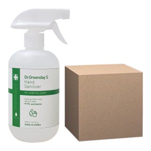 식약처허가 닥터그린데이 뿌리는 손소독제 500ml X 20개 1박스