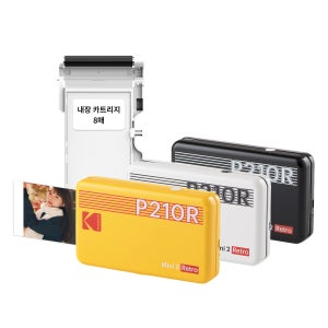 코닥 포토프린터 사진인화기 미니 2 레트로 + 카트리지 8매 P210R