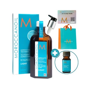 모로칸오일 라이트 트리트먼트 125ml 미용실 헤어 모르칸 오일 가늘거나 염색모발