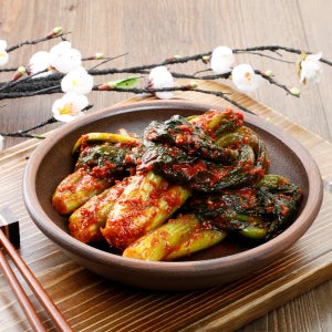 여수 나래밥상 돌산 갓김치 전라도 김치 2kg, 1개