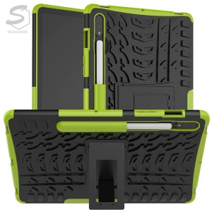 갤럭시탭S7플러스 12.4 T970 T975 T976 이중 아머 킥스탠드 태블릿 케이스