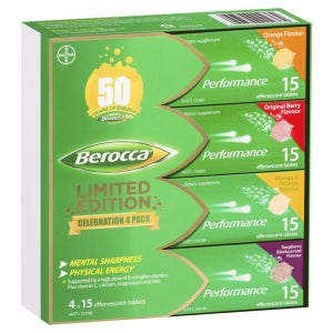 호주 베로카 4가지맛 발포 종합비타민 60정 Limited Edition Celebration