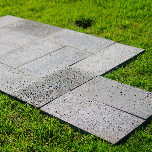 현무암 디딤석 정원 마당 조경석 판석 테라스 화단 꾸미기 정원석 직사각 60x30x3cm