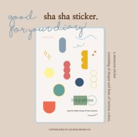 굿노트 스티커 shasha sticker 아이패드 굿노트 다이어리 다꾸