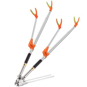 민물 낚시 받침대 낚시대 거치대 땅꽂이 지지대 노지 쌍포 1.5M