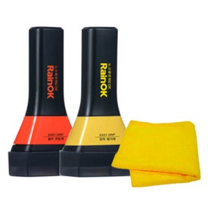 NEW 레인OK 유막제거 발수코팅 이지그립 타월세트 자동차 유막제거제