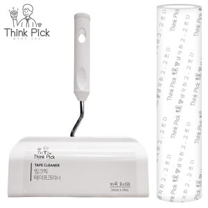 띵크픽 돌돌이 16cm 세트 테이프 롤러 청소 크리너 찍찍이 밀대 롱 청소기