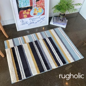 라인 터프팅 욕실 주방 현관 발매트 건식 화장실러그 싱크대 미니 캠핑발판 베란다 긴매트