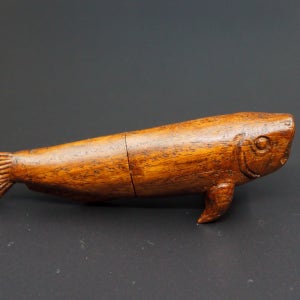 물고기모양 원목조각휴대용 앙증맞은 USB