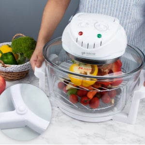 키친아트 광파오븐 유리 에어프라이어 군고구마기계 가정용 대용량 12L 전기오븐 레인지