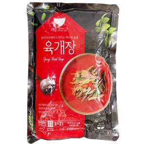선미식품 따숨 선미 육개장 600g 25개입/box