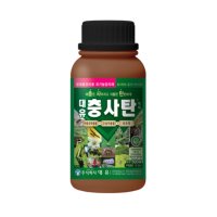 농사친구 대유 충사탄 액제 200ml 제충국 배추 살충제 진딧물 송충이 퇴치 제거 약 거세미 담배 나방