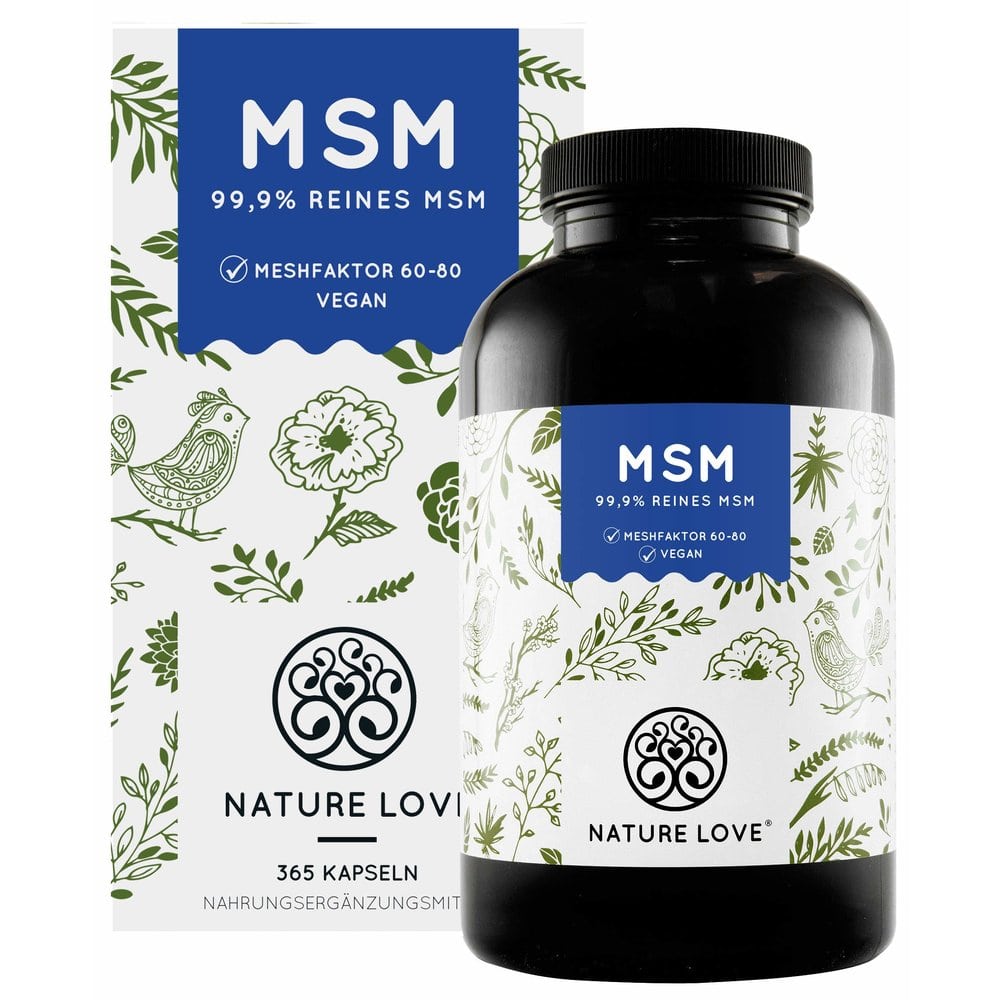 (독일직배) NATURE LOVE <b>네이처러브 엠에스엠</b> MSM 800mg 365정 (6달용)