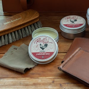 루스터테일 가죽코팅제 카나우바왁스 130g 명품가방 지갑 신발 쇼파 가죽자켓 코팅제 천연 인조