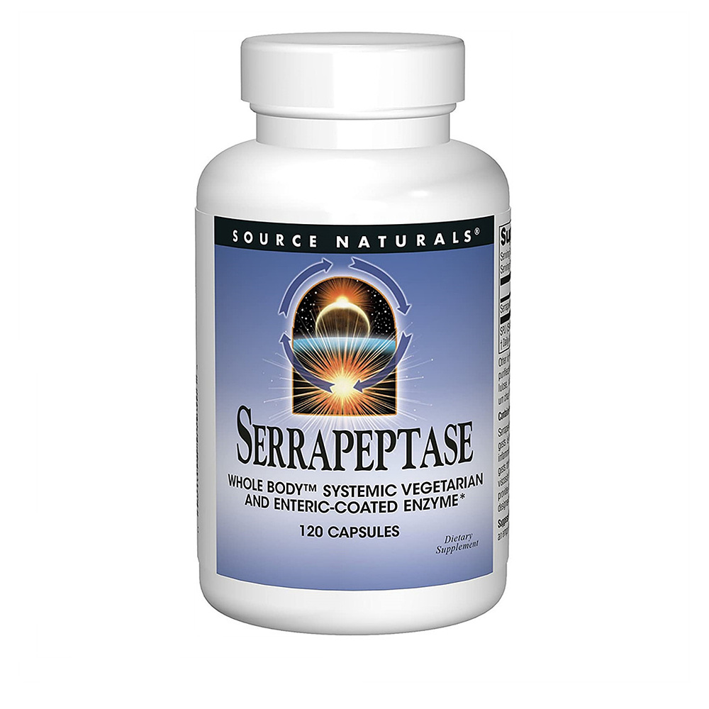 Source Naturals Serrapeptase 소스 내츄럴스 세라펩타제 120캡슐