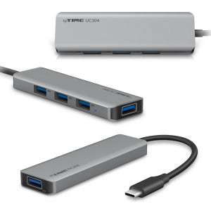 ipTIME UC304 USB3.0 4포트 무전원 USB허브 노트북 데스크탑 맥북 확장