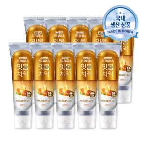 [본사배송] 2080 진지발리스 프로폴리스 치약 150gX10개입