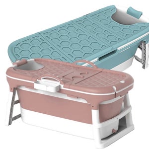 이동형 간이 욕조 반식욕 반신욕 대형 덮개포함