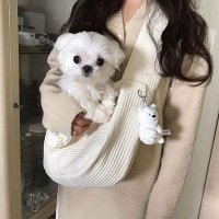 강아지 고양이 소프트 켄넬 포대기 슬링백