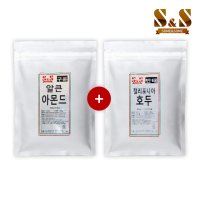 프리미엄 등급 반태 호두 400g+400g 맥반석아몬드 브라질너트 분말 슬라이스