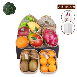 프리미엄 과일선물세트 친환경포장 5호 10종 (멜론,샤인머스켓 외) 4.7kg이상 올프레쉬
