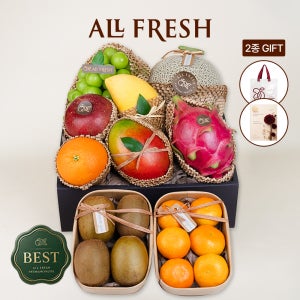 추석사전예약 프리미엄 과일선물세트 친환경포장 5호 10종 (멜론,샤인머스켓 외)4.7kg